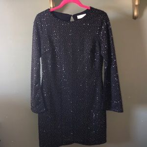 Beaded black dress